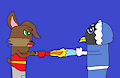 Bunnie Rabbot Vs. Ice Penguin