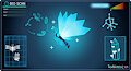 Creature concept-- Glitterfly(revamped) by Netherkitty