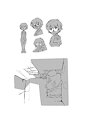 human Obie sketches and a bedroom by OtterBill