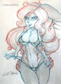 Caramel Swirl - Real Pencil Sketch by SciFiCat