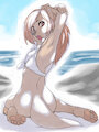 Plum on shore by PlumVaguelette