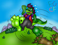 Macro cross Country Dino Run