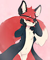 Fluffy being cute (art by valeriafills) by FluffySeaVixen