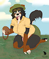 Caitlin the Park Ranger by AromaticHyena