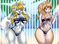 Lilith and Katy with a Grisswimsuit by Lyrose