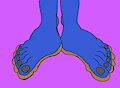 Shirley the Flying Squirrel Footshot Digital