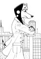 A worried dalmatian