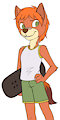 Unnamed Fox Girl by misterpickleman
