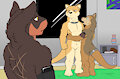 "I'm going with him." by misterpickleman