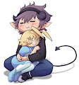 Snuggling with Zozo