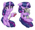 Filly Twilight Sleeping by ButtercupSaiyan