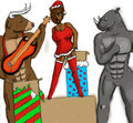 Gifts on xmas by Qween