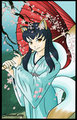 Yuki with a Parasol by SenoraKitty