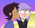 Cheek Kiss Series: Luz and Amity
