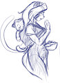 Odile cooking with Alita by thestooge