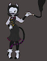 Bendy and the ink machine oc charlotte in her 1st outfit by yunaininjamisterss