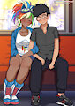Reward: Rainbow x Oc by TheDarkMangakaStudio