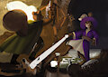 Holy attack in the catacombs by ToisaNeNe