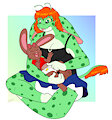 Amy in Ami's Arms -By NazzNikoNanuke-