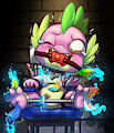 Commission - Spike tickling