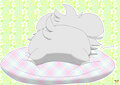 Espurr on a pillow
