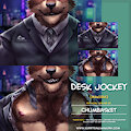 Desk Jocky Pillowcase by ChumBasket by FurryDakimakura