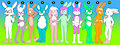 Adoptable bunnies by krezz