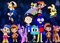 Mr.S and his cartoon friends by SebGroupArts2009