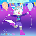 Birthday elegant lady
