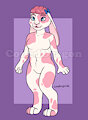 Strawberry Bunny - Gift Art -