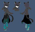 ghost the cat updated outfit look by yunaininjamisterss