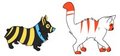My corgi and cat adopts  by glitterbabykitty