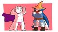 black mage/ superhero by mildrakin