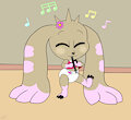 Recorder player Lopmon -By NazzNikoNanuke-