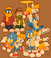 Sonic and Tails by pandapaco
