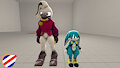 Dr. Starline, Kitsunami and Surge. by charlieDCR