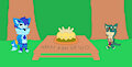 Animator Igor gives to Drigo a Banana Cake [gift for TribalDragon]