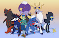 Pokemon Party Portrait by marshmellerditty