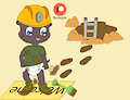 Wiping Dirt Off -By SkunkyGussy-