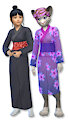 Feminine Yukata CU Conversion [Commission] by Brom