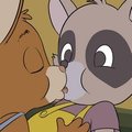 Sylvanian Families - Rusty Wildwood kissing Grover Chestnut