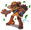 boomerang The Raccoon by KimeraxART