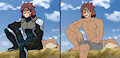 Jed and Haro.Gundam 00 Re:RISE.