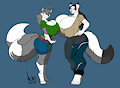 GrayDoll and Ardelia Color by NickTheWolf