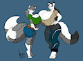 GrayDoll and Ardelia Color (Resize) by NickTheWolf