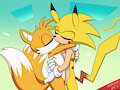 commissio Sonichu couple by DrakeRex