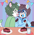 YCH com with my partner by JeremyCindertail