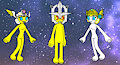Three Stars in the Night Sky