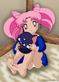 Chibiusa Sitting by Kerocat