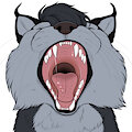 Lynx mawshot by PaperWings